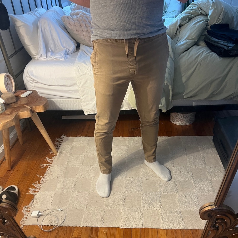 Khaki Forever 21 Jeans Trousers Slim